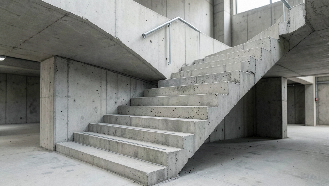 Charakterystyka schodów prefabrykowanych betonowych
