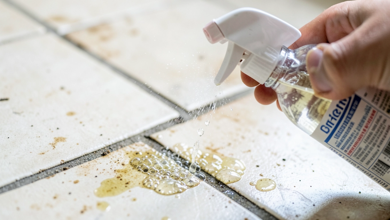 Fugi w kuchni octem i wodą prosty trik