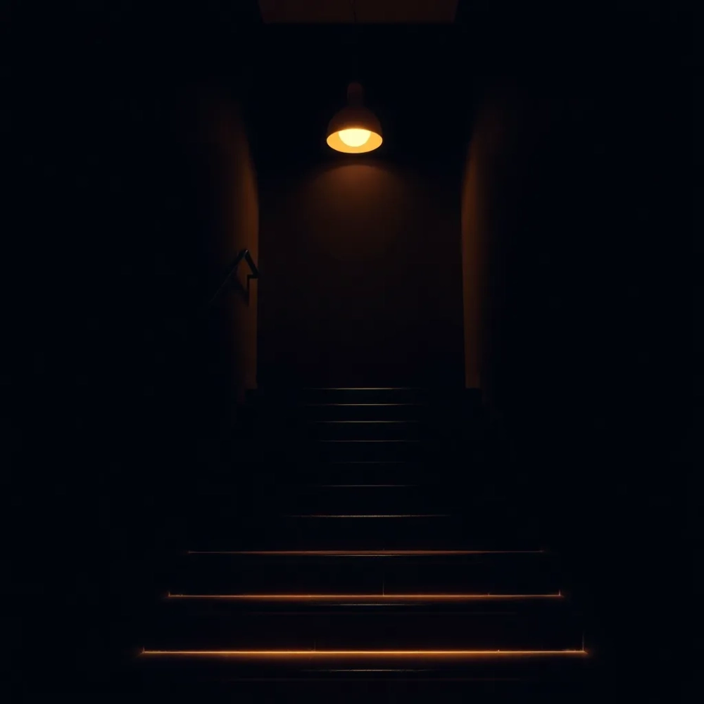 Nowoczesna lampa na klatkę schodową