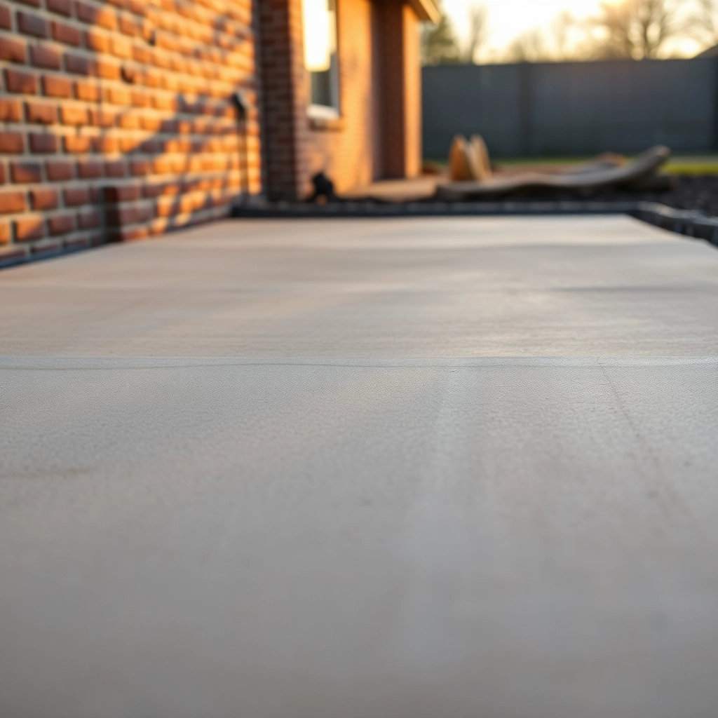 Płyta fundamentowa pod garaż murowany