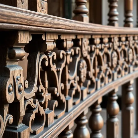 Balustrady balkonowe drewniane wzory