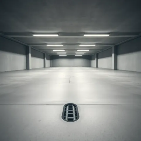 Minimalny spadek posadzki w garażu podziemnym