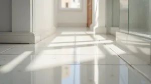 Płytki z połyskiem na podłogę do łazienki