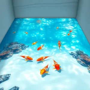 Podłoga 3D łazienka