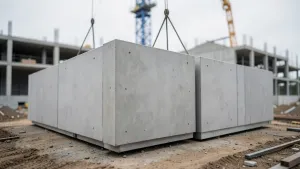 ściany prefabrykowane z betonu