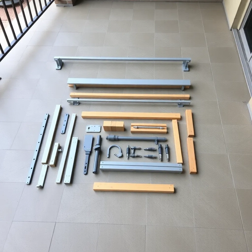 Balustrada balkonowa do samodzielnego montażu