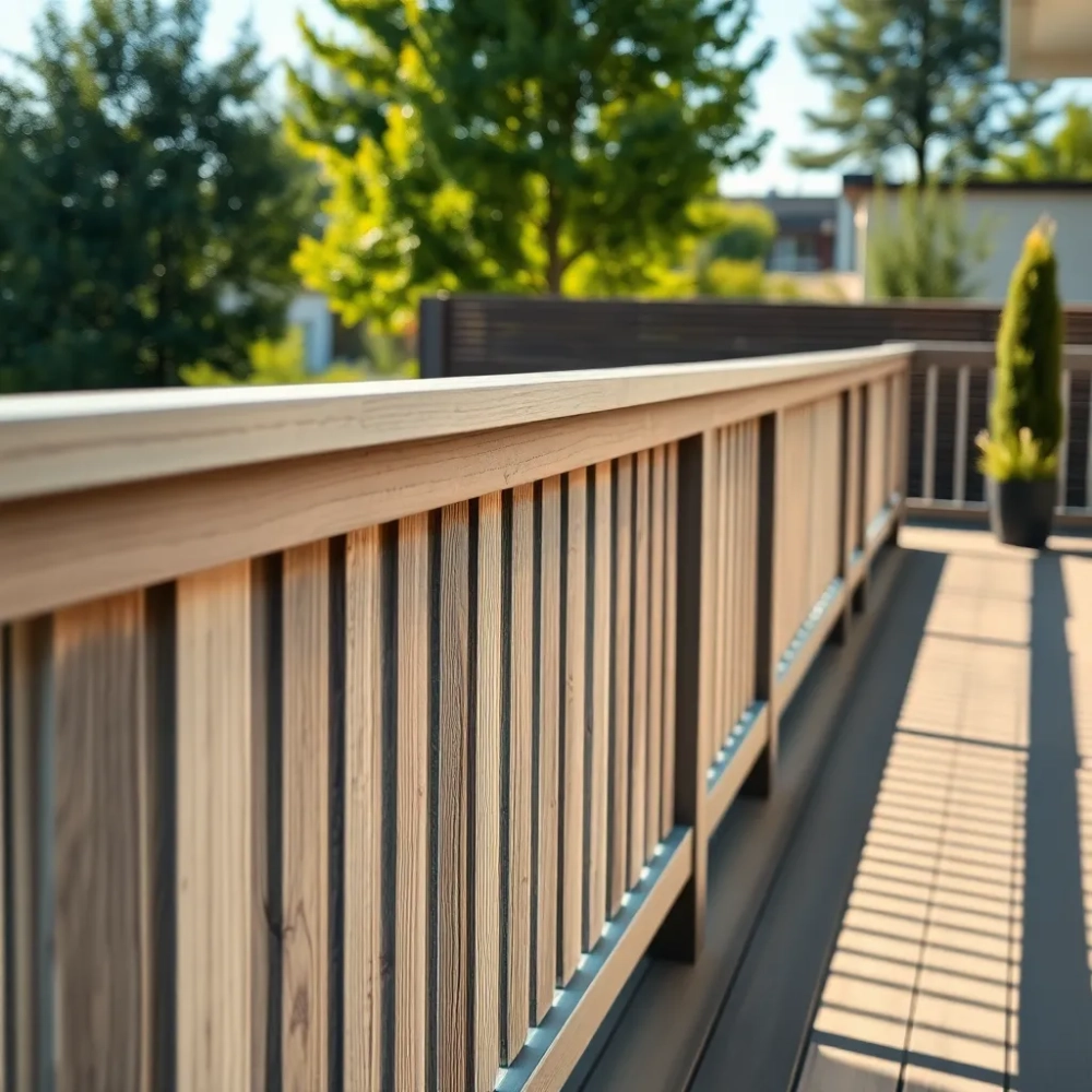 Balustrady kompozytowe na taras