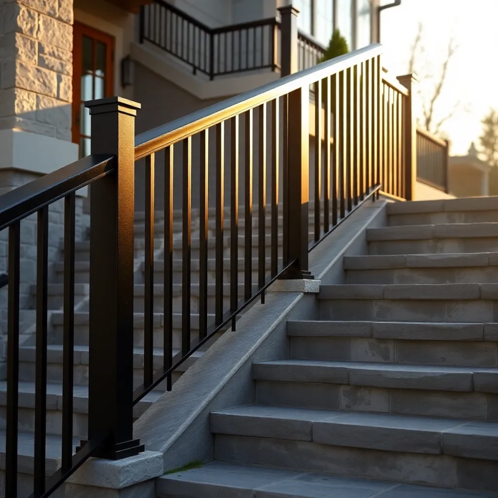 Balustrady na schody zewnętrzne