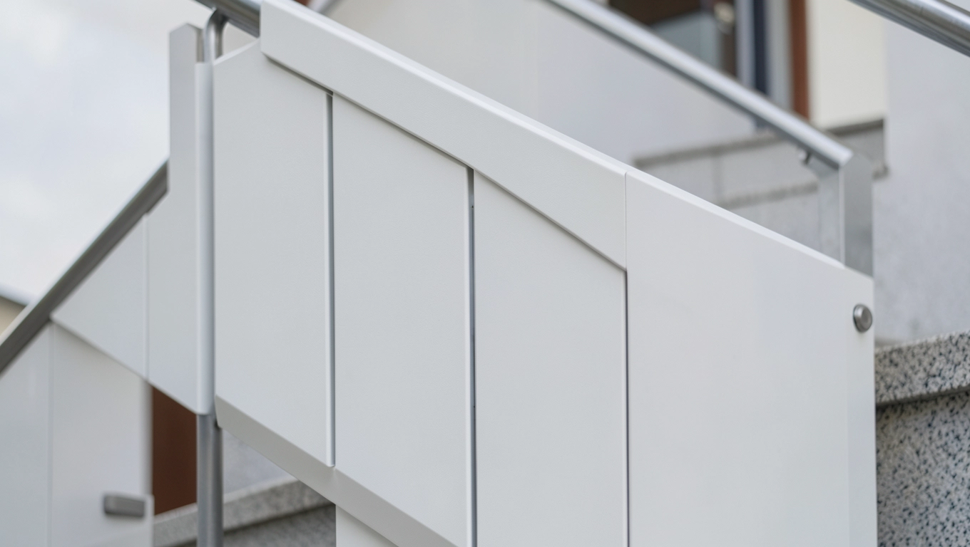 Bezpieczeństwo balustrady panelowej na schody