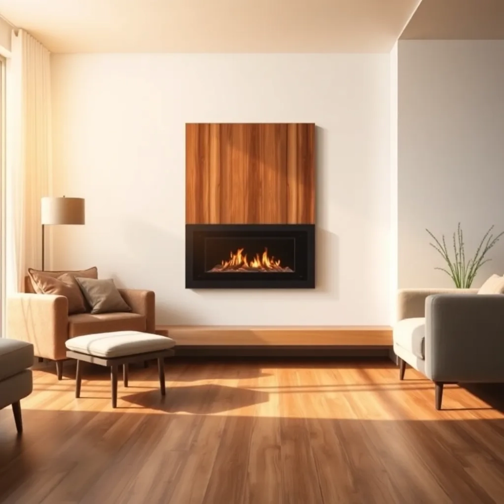 Biokominek ile od podłogi