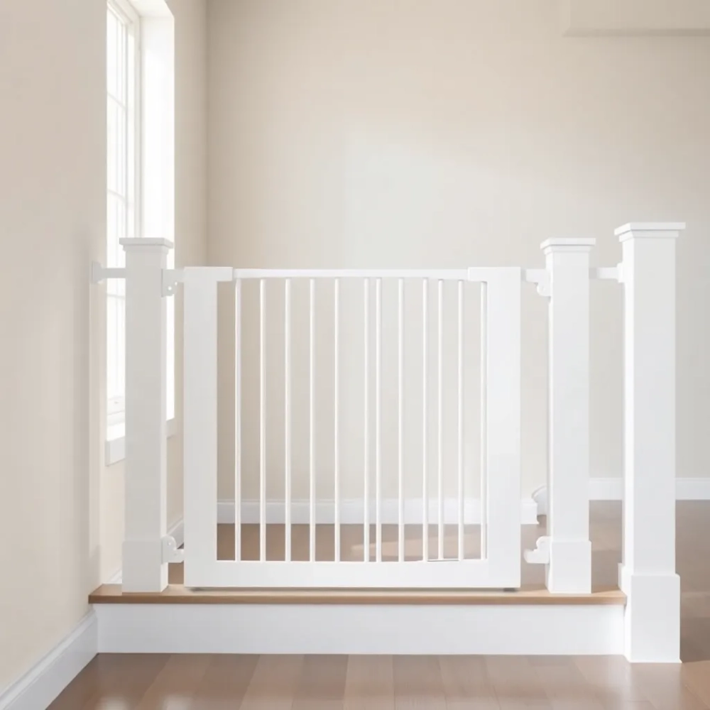 Bramki na schody dla dzieci bez wiercenia