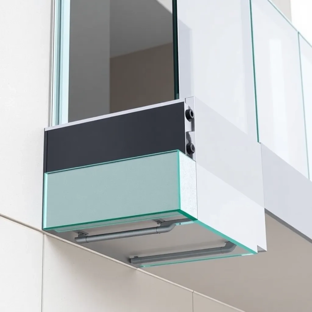 Ciepły montaż balustrady