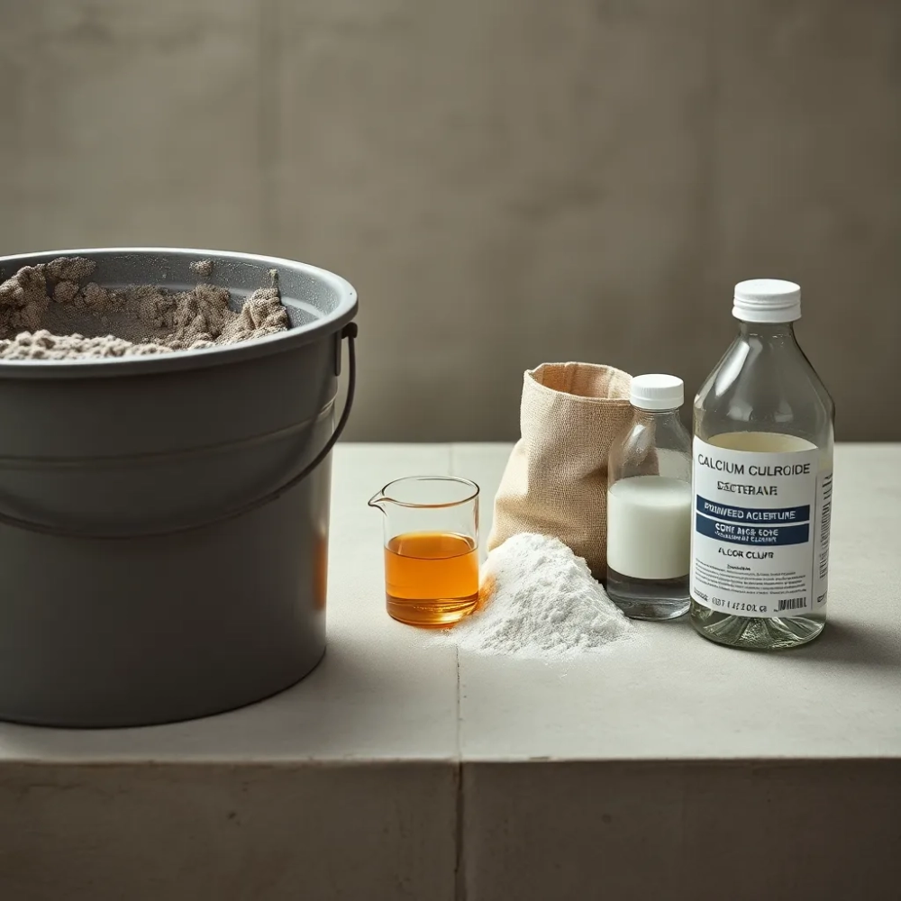 Co dodać do betonu żeby szybciej wiązał