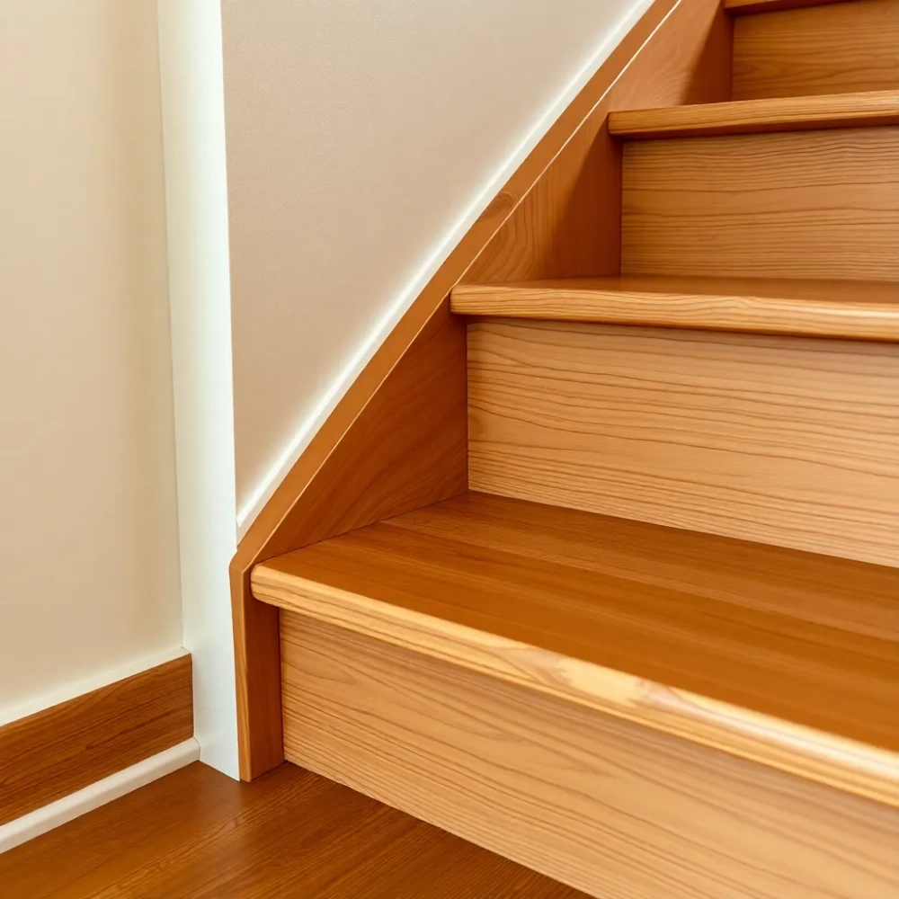 Cokoły schodowe drewniane