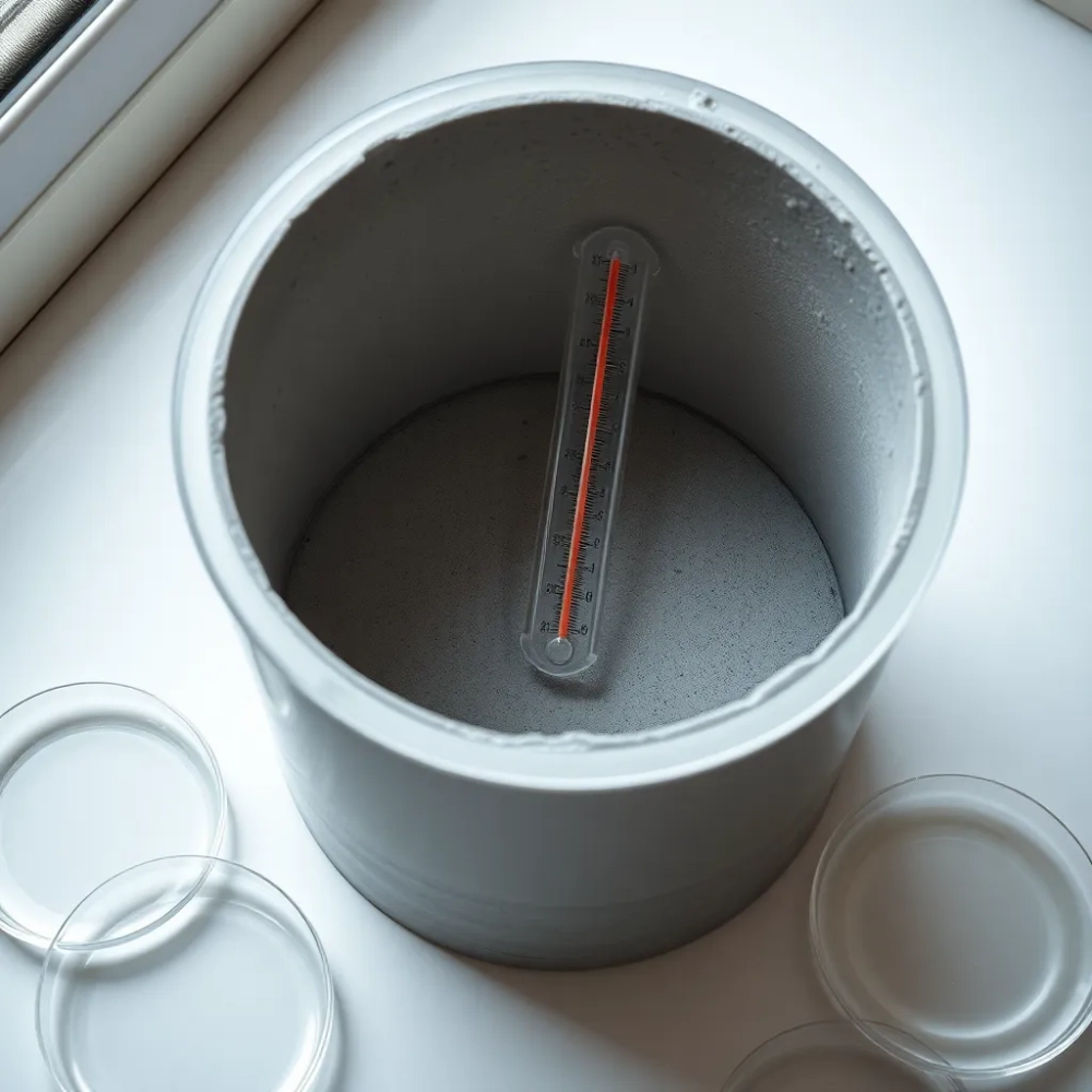 Czas wiązania betonu w zależności od temperatury