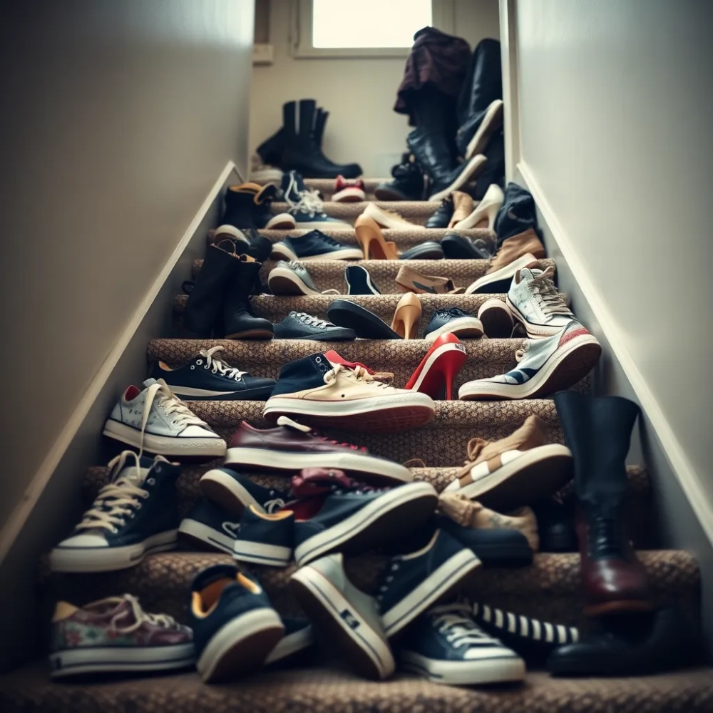 Czy można trzymać buty na klatce schodowej
