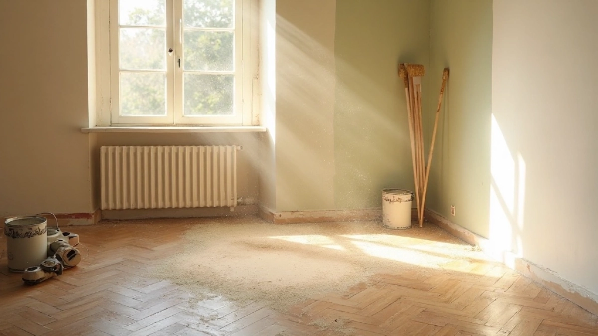 czy najpierw malować ściany czy cyklinować parkiet