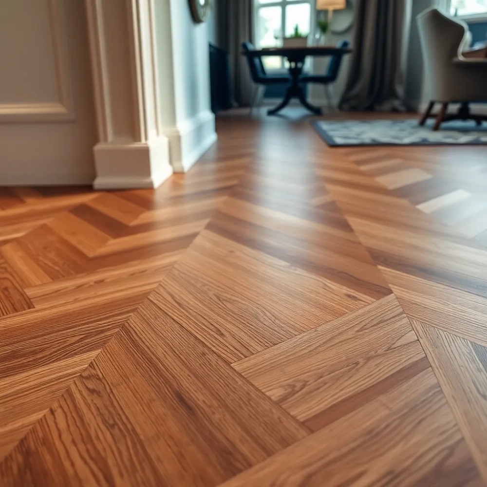 Czy panele podłogowe można układać w jodełkę