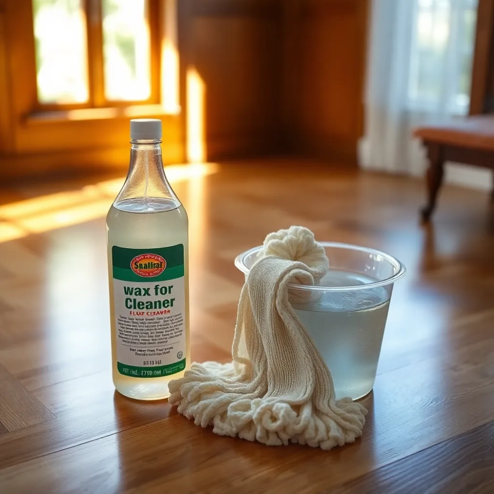 Czym myć podłogę woskowaną