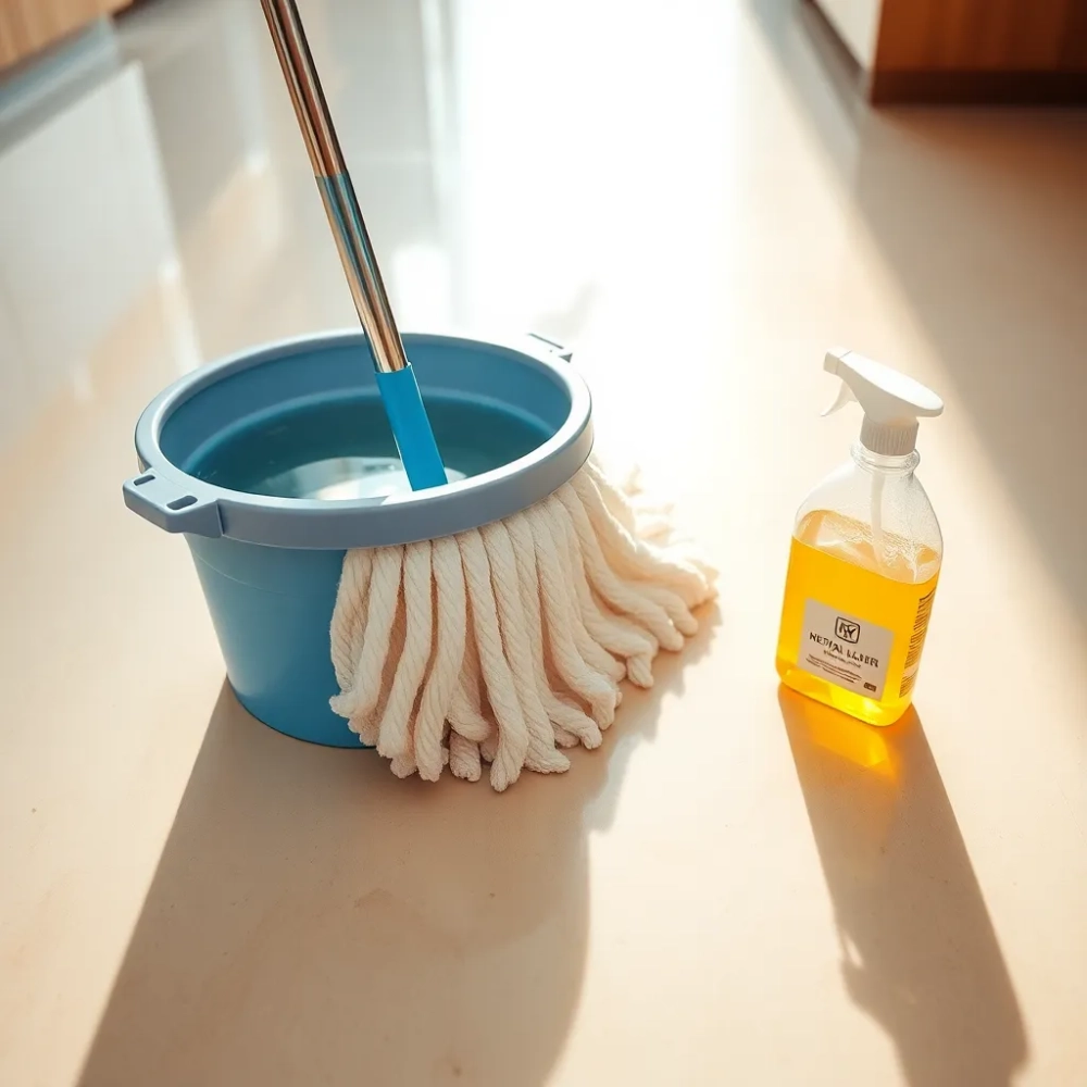 Czym myć podłogę z żywicy