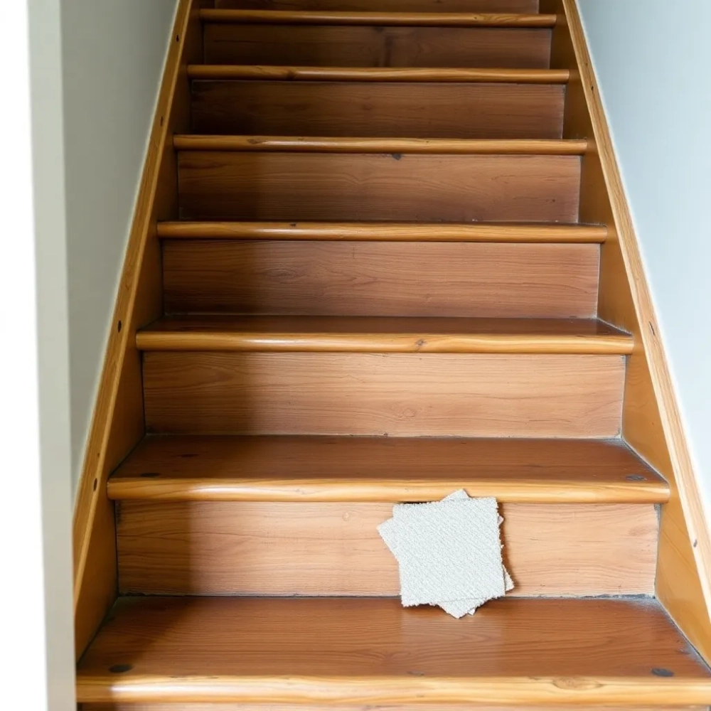 Czym pokryć stare schody