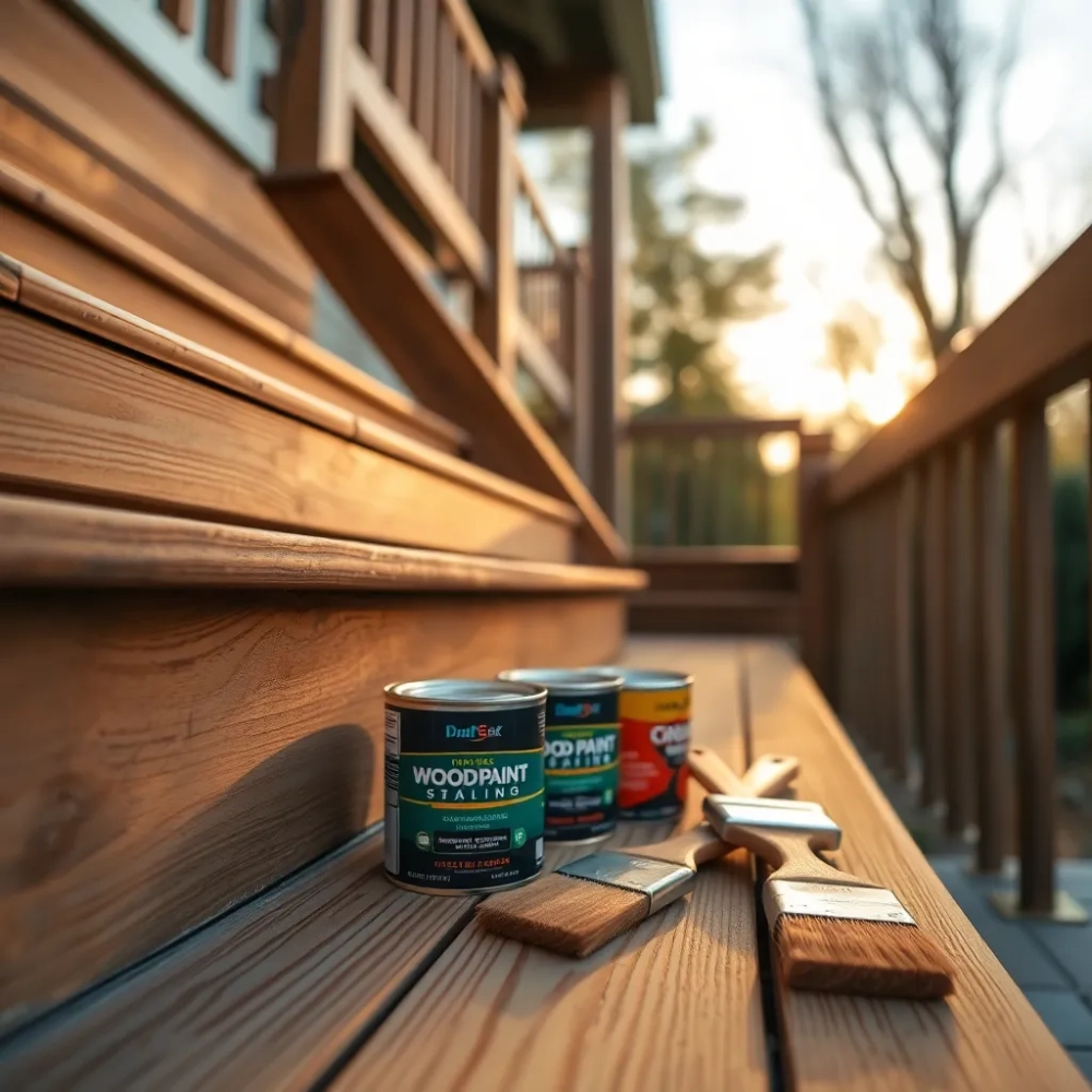 Czym pomalować schody zewnętrzne drewniane