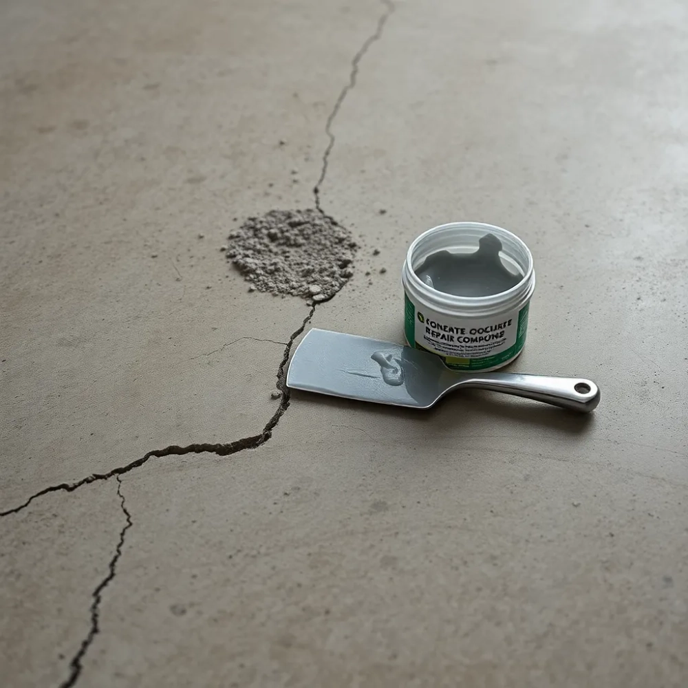 Czym uzupełnić ubytki w posadzce betonowej