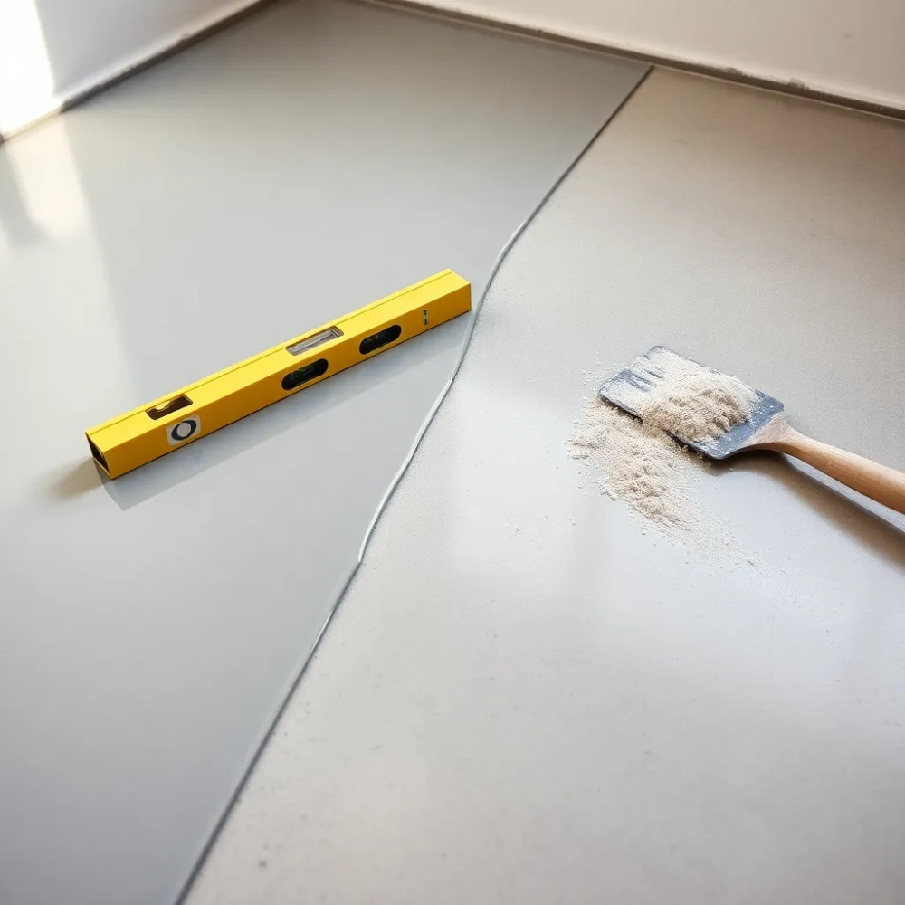 Czym wyrównać podłogę pod styropian