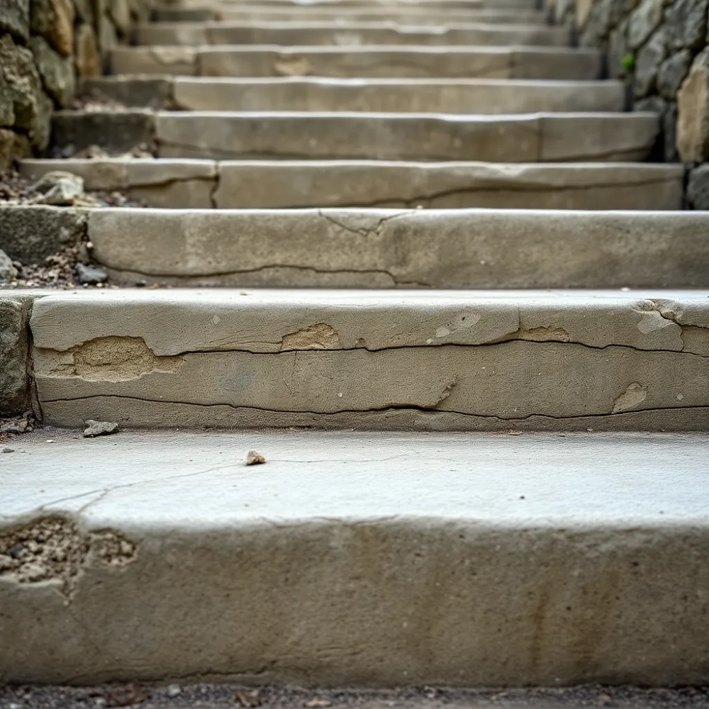 Czym wyrównać schody na zewnątrz