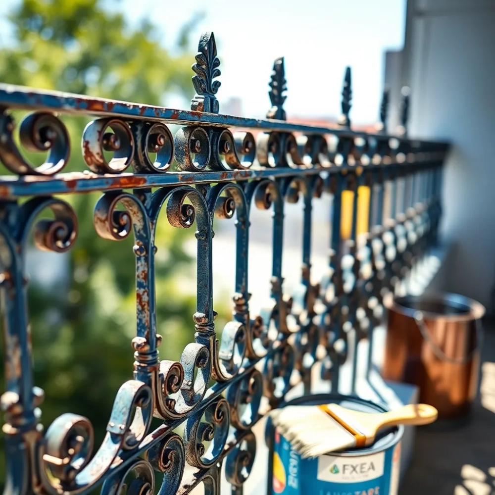 Czyszczenie i malowanie balustrad cena