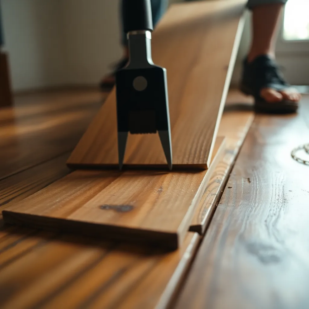 Demontaż desek podłogowych