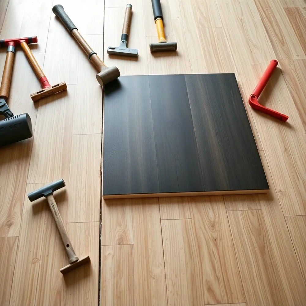 Demontaż paneli podłogowych KNR