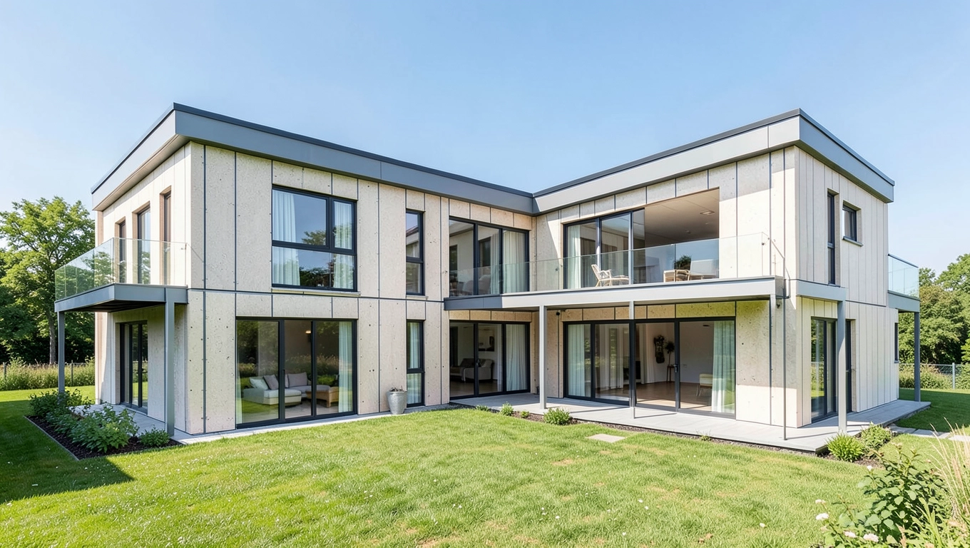 Domy prefabrykowane z tarasem o niskim współczynniku U