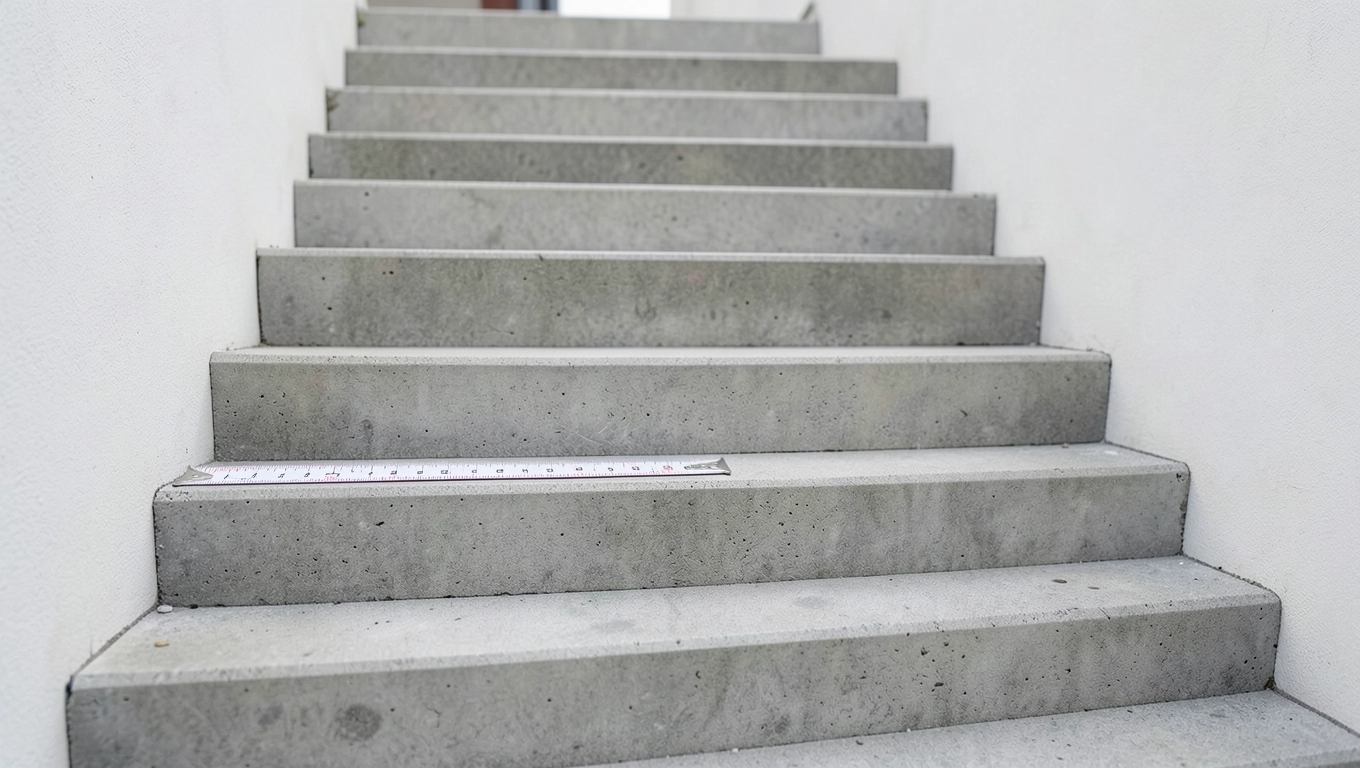 Dopasowanie wymiarów schodów zewnętrzne prefabrykatów