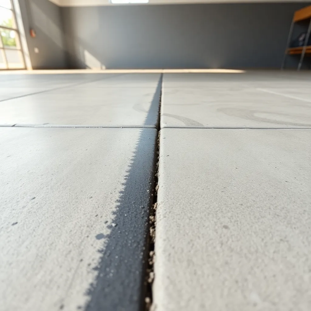 Dylatacja posadzki w garażu