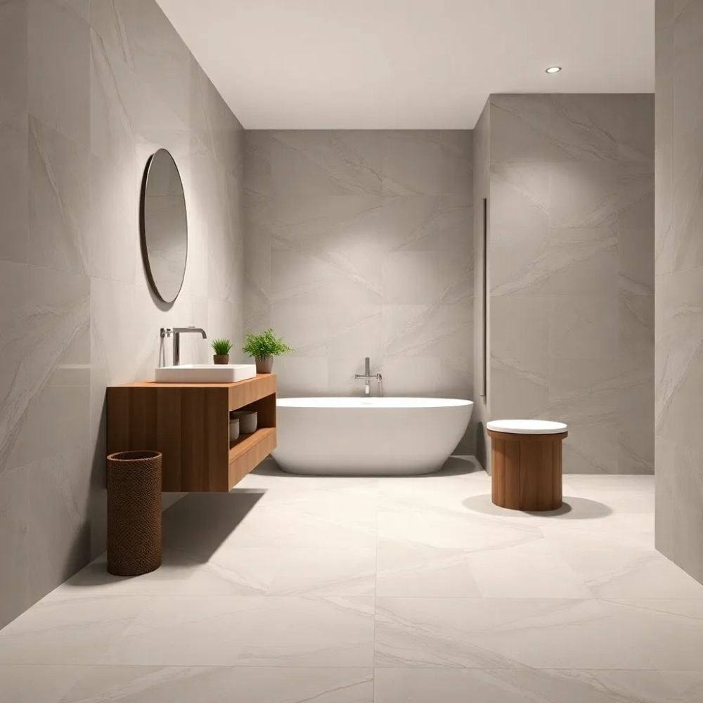 Gres szkliwiony do łazienki na podłogę