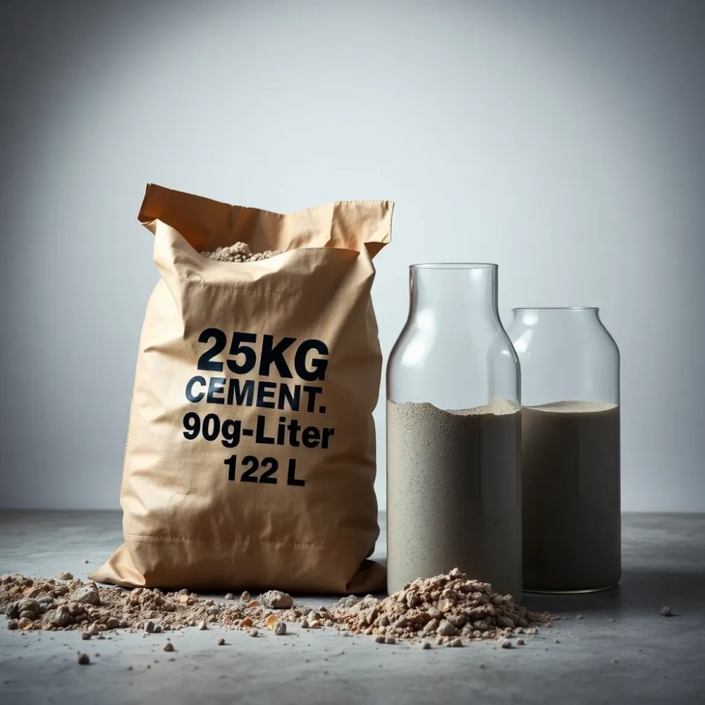 Ile betonu z worka 25 kg cementu