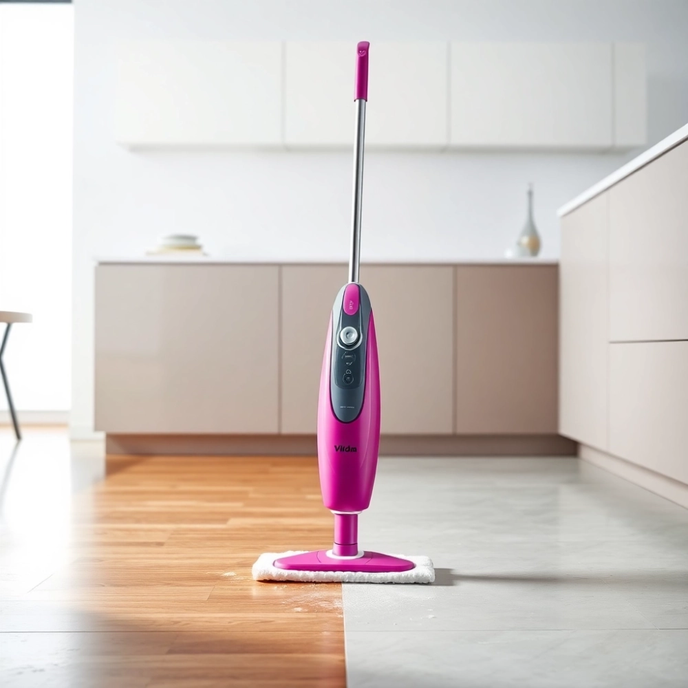 Jak myć podłogę mopem parowym Vileda