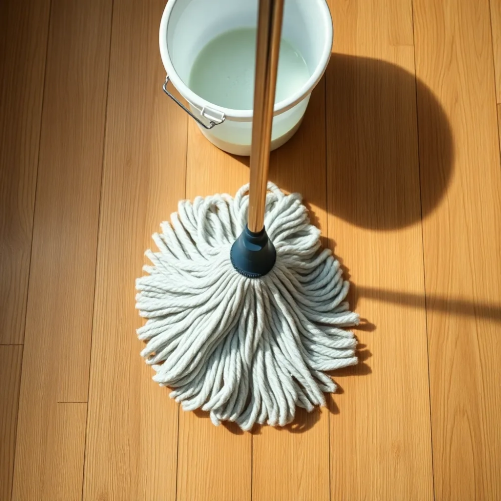 Jak myć podłogę mopem