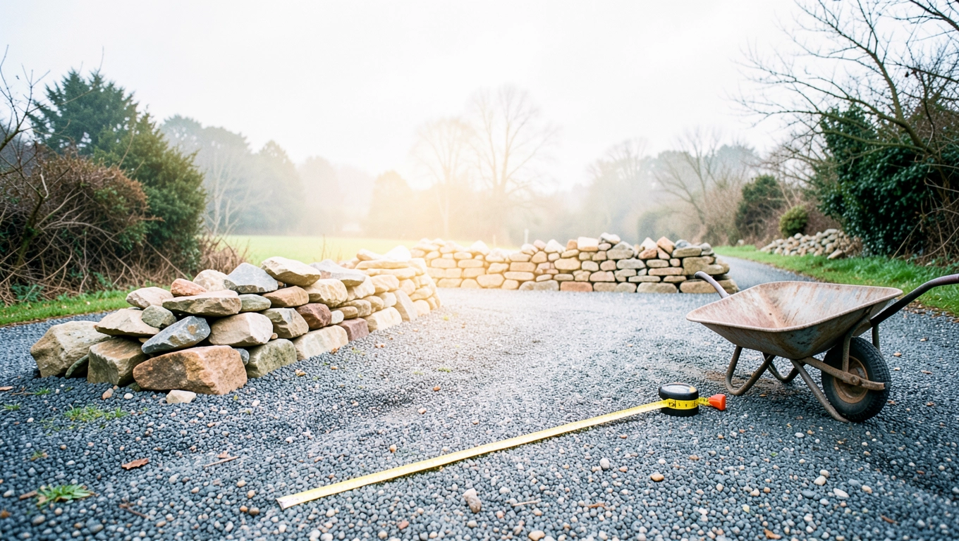 Jak obliczyć potrzebną ilość kruszywa na podjazd