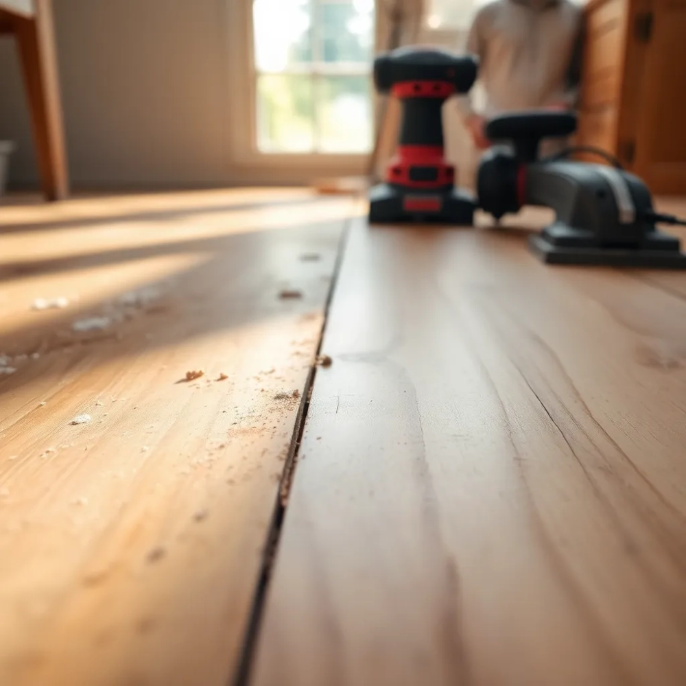 Jak odnowić podłogę z desek sosnowych