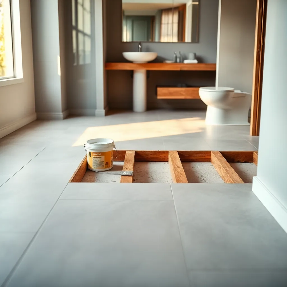 Jak podnieść podłogę w łazience