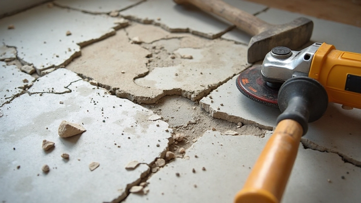 jak skuć płytki z podłogi