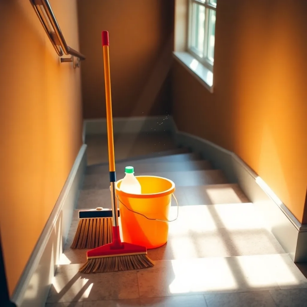 Jak sprzątać klatki schodowe