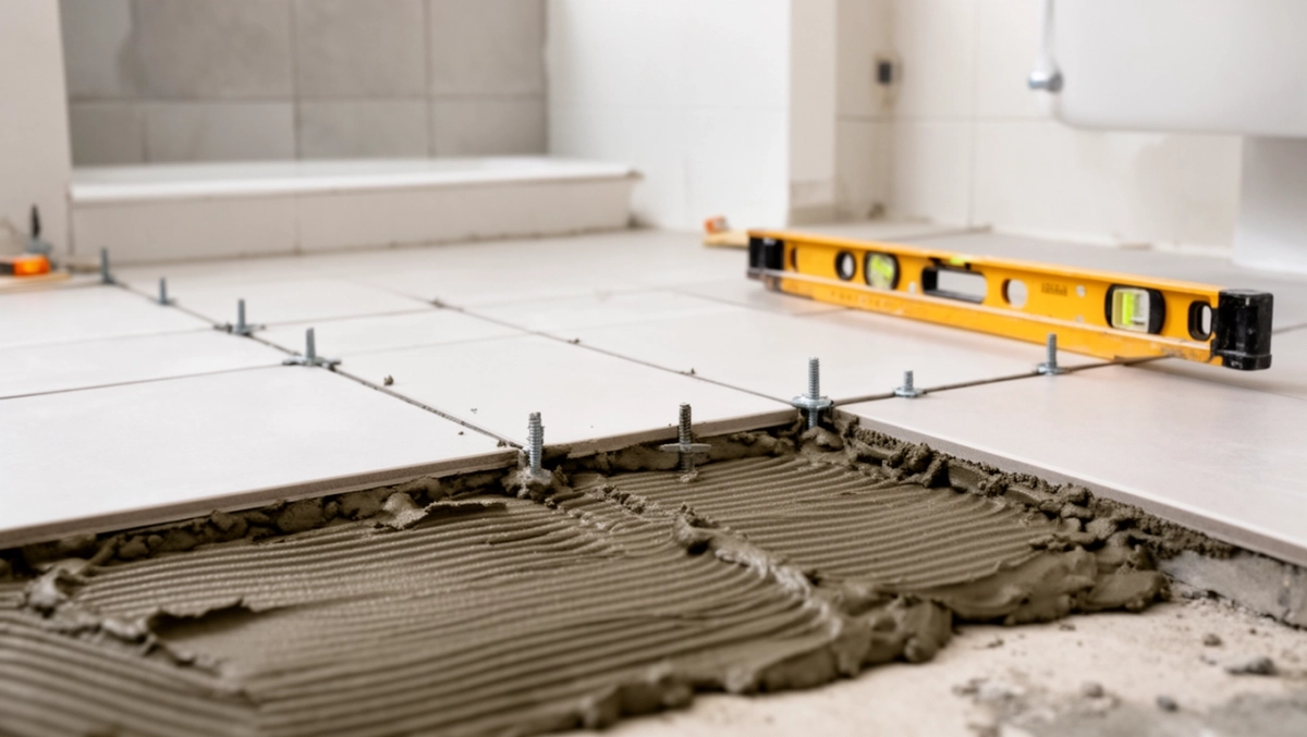 jak układać płytki podłogowe