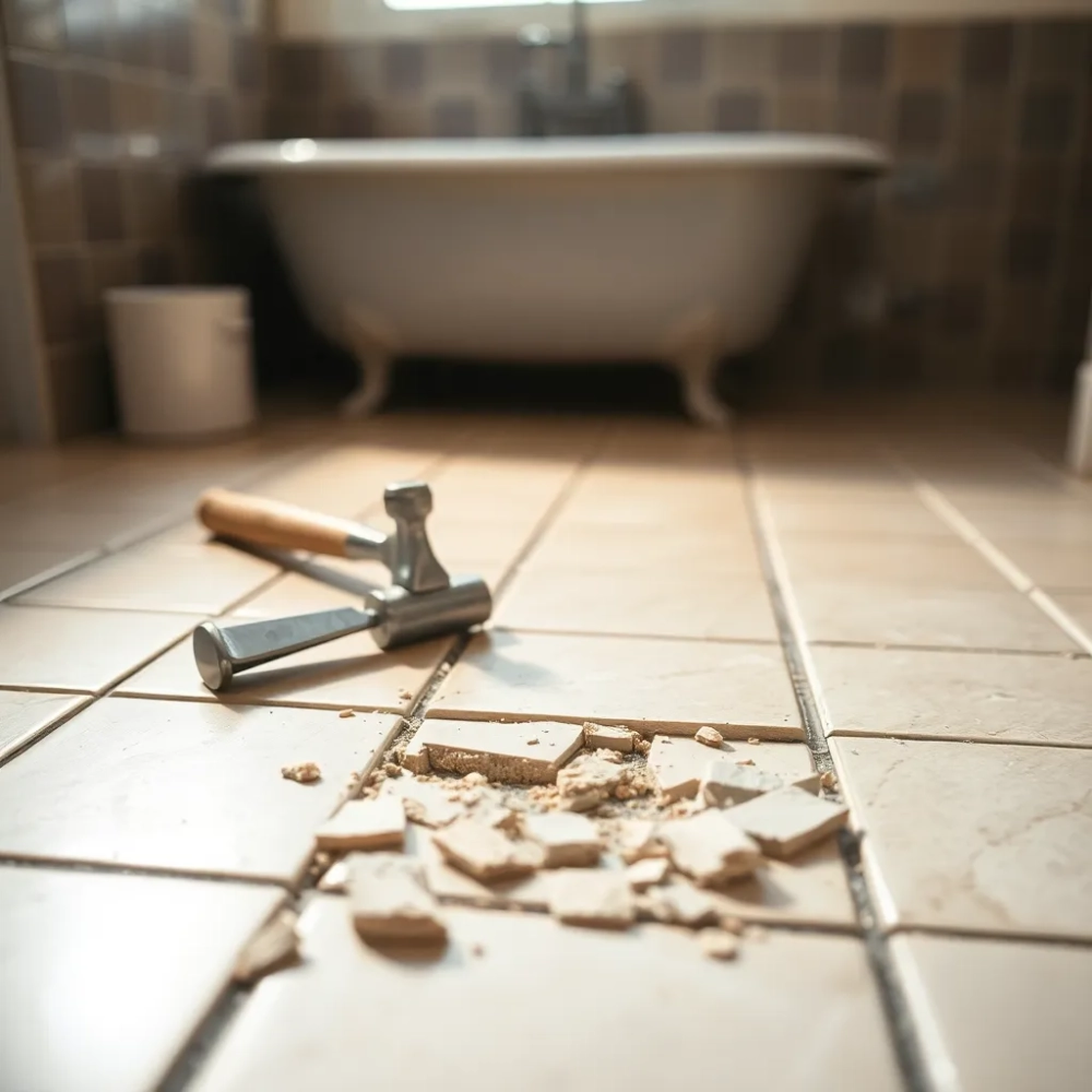 Jak usunąć płytki z podłogi