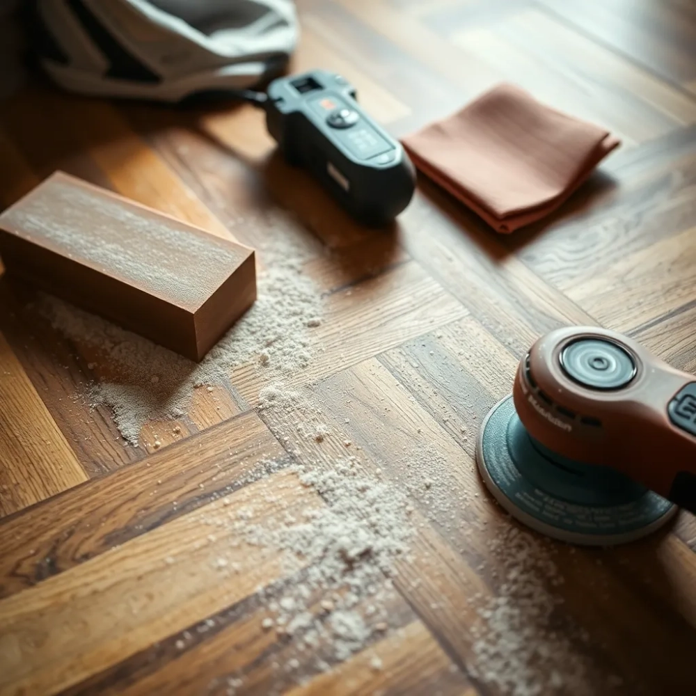 Jak wycyklinować parkiet bez cykliniarki