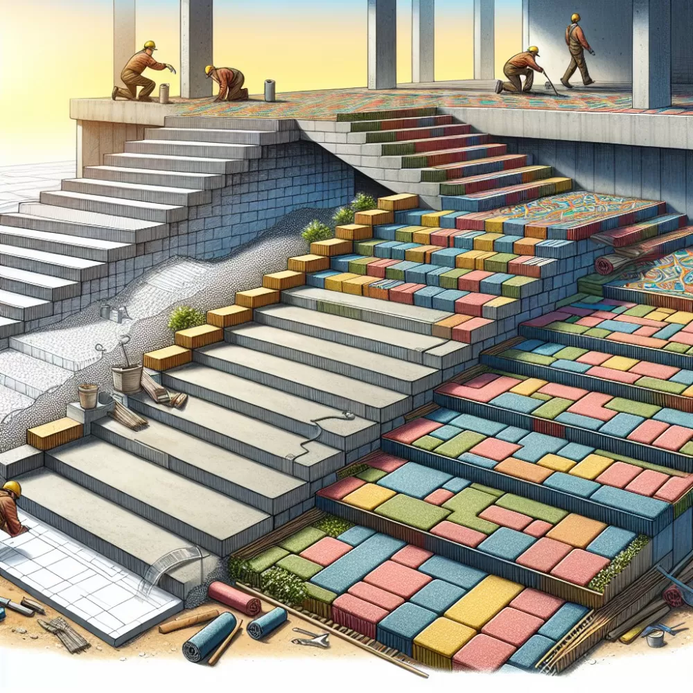 Jak Wykonać Schody Z Kostki Brukowej Na Betonie