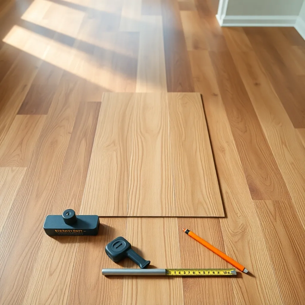 Jak wymienić panel podłogowy na środku pokoju