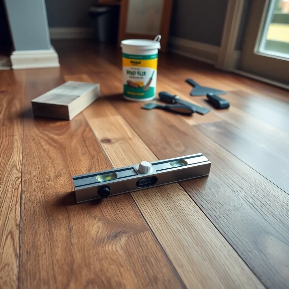 Jak wyrównać krzywa podłogę drewnianą